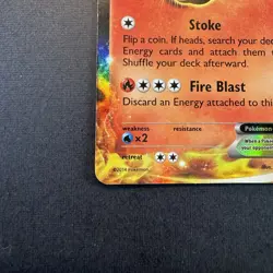 Charizard EX 11/106 Flashfire Ultra Rare Holo Pokemon Card DMG - Image 4
