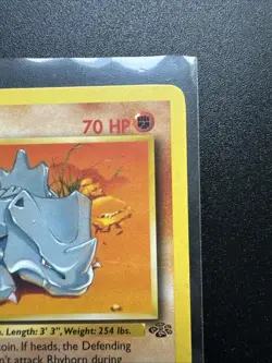 Pokemon TCG Rhyhorn Jungle 61/64 Regular 1st Edition Common - Image 3