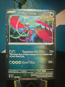 Pokemon TCG Temporal Forces Roaring Moon 109/162 Cosmos Holo - Image 1