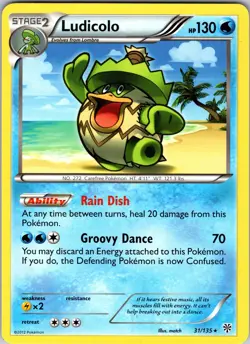 Ludicolo 31/135 Plasma Storm Pokemon TCG NM - Image 1