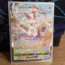 Pokemon TCG Sylveon Vmax SWSH07: Evolving Skies 212/203 Secret Rare - Image 1