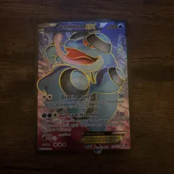 Pokemon Seismitoad EX 106/111 XY Furious Fists Full Art Ultra Rare Holo - Image 1