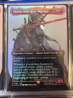 Firion, Wild Rose Warrior (Borderless) Final Fantasy Foil - Image 1