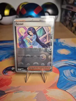 Fennel 082/086 Poke Ball Reverse Holo - 2025 Black Bolt SV Pokemon TCG - NM - Image 1