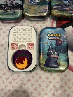 Pokemon Mini Tin With 3D Print Insert And TCG Accessories (Read Description) - Image 1