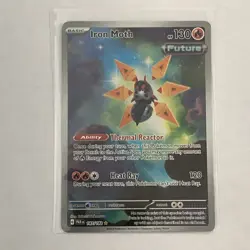 Iron Moth 187/182 Illustration Rare Sv04: Paradox Rift Pokemon TCG - Image 1