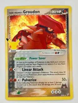 🇨🇦 Team Magma's Groudon 9/95 Pokemon TCG Celebrations NM - Image 1