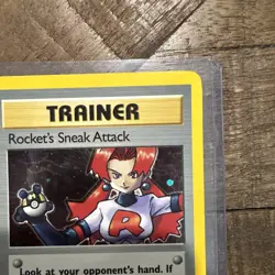Pokemon TCG Trainer Rocket's Sneak Attack Holo Rare 16/82 - Image 3