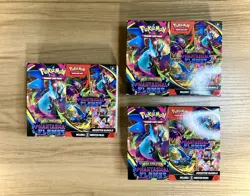 Pokemon TCG ~ 3x Phantasmal Flames Empty Booster Bundles ~ Opened, No Packs - Image 1