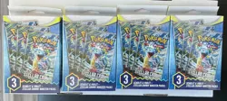 Pokemon TCG (4 pack) Stellar Crown 3 Booster Box Bundle New Sealed - Image 1