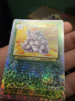 Pokemon TCG Nidoking Legendary Collection Reverse Holo Rare 90 HP 31/110 2002 - Image 3