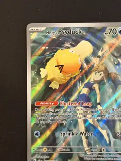 Misty's Psyduck 193/182 Pokemon Destined Rivals Illustration Rare NM - Image 5