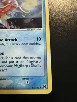 Magikarp Reverse Pokemon EX FireRed LeafGreen 67/112 Uncommon Rarity Error LP B - Image 2