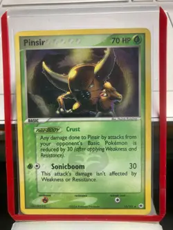 2004 Pokemon ex Hidden Legends Pinsir 13/101 Reverse Holo Rare Slightly-Used - Image 1
