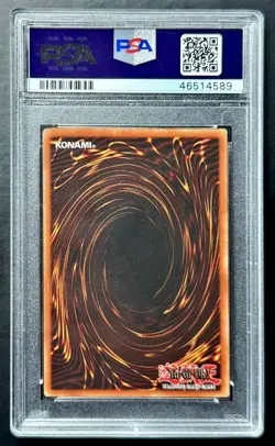 2002 Yugioh DARK MAGICIAN 1st Edition SDY-006 English Ultra Rare PSA 7 Near Mint - Image 2