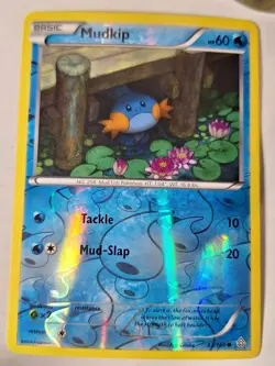 Mudkip 33/160 XY Primal Clash Reverse Pokemon Holo Foil Nice! - Image 1