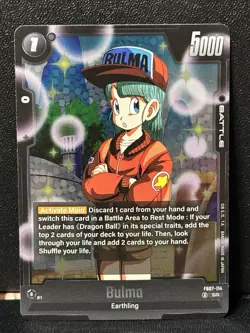 Dragon Ball Super Card Bulma FB07-114 SR Foil - Image 1