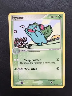 Pokemon Ivysaur 34/100 Crystal Guardians 2006 TCG LP Vintage Card - Image 1