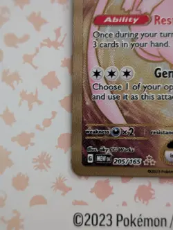 Mew ex (Metal Card) 205/165 SV: Scarlet & Violet 151 NM Pokemon 2023 - Image 5