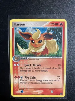 Pokemon TCG 2006 Flareon 2/17 Pop Series Promos, Holo Rare Card - Image 1