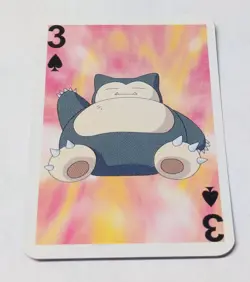 Vintage 1999 Bicycle Mini Playing Card #3 of Spades NM - Image 1