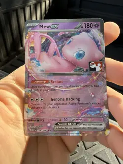 Mew ex 151/165 Prize Pack Series Cards Holo - Image 1