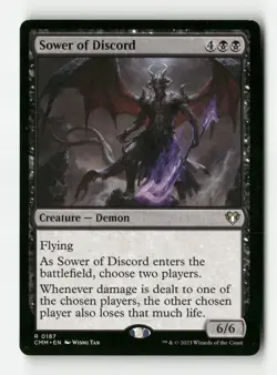Sower of Discord - Commander Masters - #187 - Non-Foil - NM - MTG - Image 1