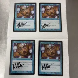 MtG Daze X4 From Nemesis Signed By Artist Matthew D. Wilson - Image 1