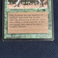 Gaea's Avenger x1 - Antiquities MP - MTG Magic the Gathering - Image 3