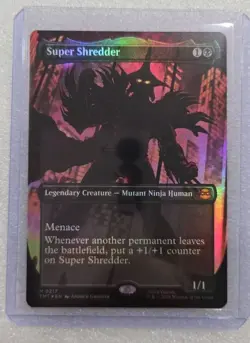 Super Shredder - 0217 - M - Foil - Borderless - TMNT - MTG - NM/M - Image 1