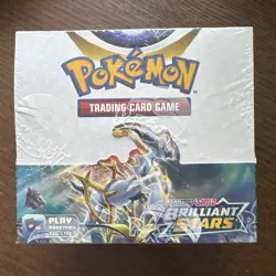 Pokemon Brilliant Stars Sword & Shield POKEMON TCG Booster Box 36 Packs SEALED - Image 1