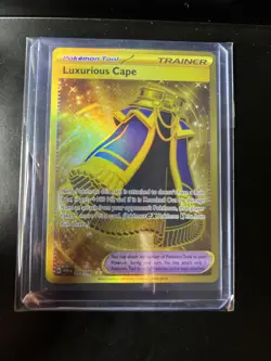 Luxurious Cape 265/182 - Pokemon Paradox Rift Hyper Rare Gold Full Art Holo NM - Image 1