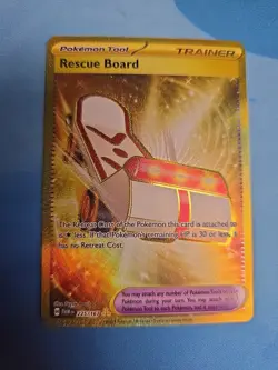Pokemon TCG Rescue Board 225/167 Gold Secret Rare Twilight Masquerade NM - Image 1