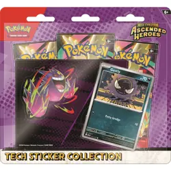 Pokemon TCG Mega Evolution Ascended Heroes Tech Sticker Collection GASTLY - NEW - Image 1