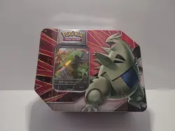 Pokemon Tyranitar V Strikers Tin Factory sealed 5 packs 820650809552 - Image 1