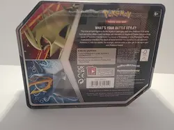 Pokemon Tyranitar V Strikers Tin Factory sealed 5 packs 820650809552 - Image 4