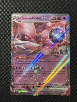 Pokemon Ascended Heroes - Team Rocket’s Mewtwo Ex - 079/217 - Full Art - M/NM - Image 2
