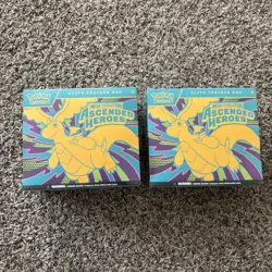 2x Lot Pokemon Ascended Heroes ETB New Factory Sealed - Image 1