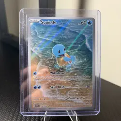 Squirtle 170/165 Illustration Rare - Pokemon Scarlet & Violet 151 - English - NM - Image 1