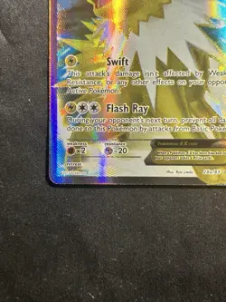2017 Pokemon TCG XY Generations Jolteon EX Full Art 28a/83 Ultra Rare Holo NM - Image 5