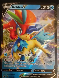 Keldeo V EX Rare Holo pokemon mixed Lot CUTE Nice collection. all different. - Image 2
