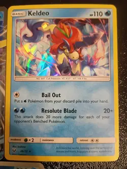 Keldeo V EX Rare Holo pokemon mixed Lot CUTE Nice collection. all different. - Image 4