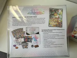 Pokemon TCG Prismatic Evolutions ETB & Booster Bundle Sealed with protectors New - Image 4