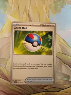Great Ball 183/193 Common Paldea Evolved Pokemon TCG - Image 1