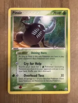 Pokemon TCG - Pinsir 24/92 Non-Holo Rare - EX Legend Maker - LP - Image 1