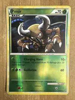 Pokemon TCG Pinsir Undaunted 32/90 Reverse Holo Uncommon MP - Image 1