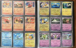 Pokemon Paldean Fates Master Set 50% Complete +Binder - Image 3