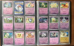Pokemon Paldean Fates Master Set 50% Complete +Binder - Image 4