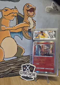 Charizard 010/071 ACE 10 Gem Mint PERFECT SUBS Pokemon GO Japanese 2022 - Image 3