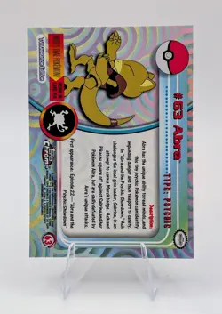 2000 Topps Chrome Pokemon: Abra #63 - NM - Image 2
